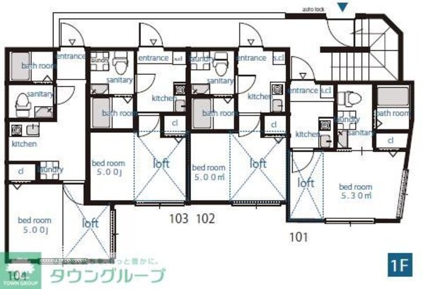 フォレストタウンHの物件間取画像
